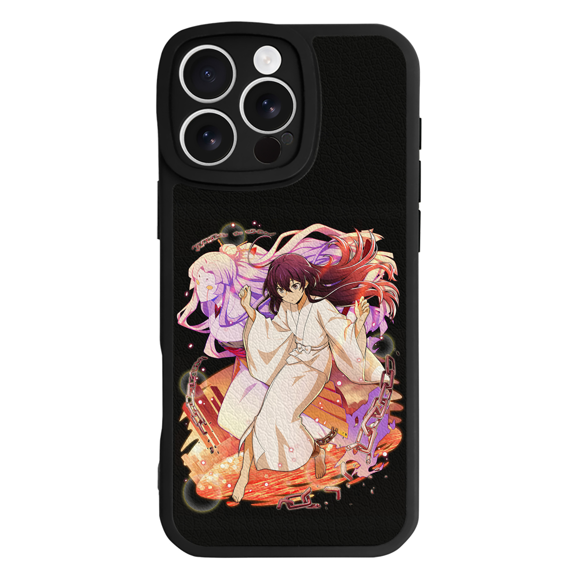 （画像用） 文豪ストレイドッグス Bungo Stray Dogs 【iPhone 16シリーズ対応】シリコンスマホケース（レザー調） 材質：シリコン